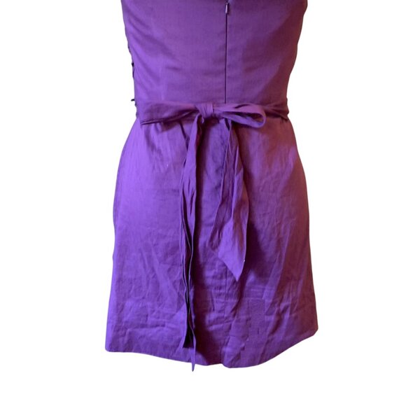 AFTER SIX - burgundy / purple - Tube short cocktail/ Bridesmaides dress - Medium - Picture 5 of 9